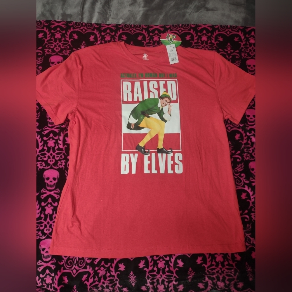 Nwt elf XXL I was raised by elves T-shirt